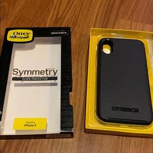 Brand new Symmetry sleek OtterBox in black IPhone X